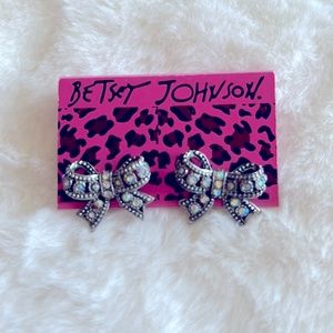 Betsey Johnson Bow Earrings